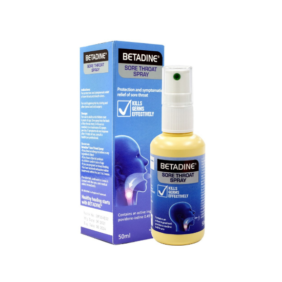 Picture of Betadine Throat Spray 0.45% PVPI 50ml