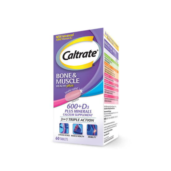 Picture of Caltrate Bone and Muscle Health Plus Minerals 500iu 60s