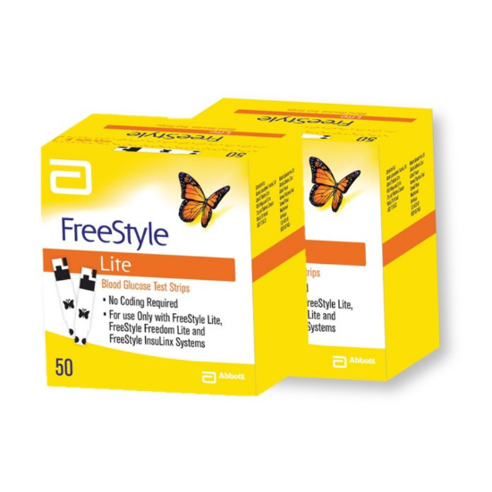 Picture of FreeStyle Freedom Lite Blood Glucose Test Strips 2 x 50s