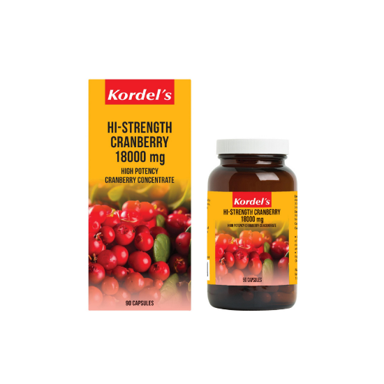 Picture of Kordels Hi-Strength Cranberry 18,000mg 90s