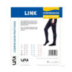 Picture of Link Compression Pantyhose Closed Toe in Black XXXXL