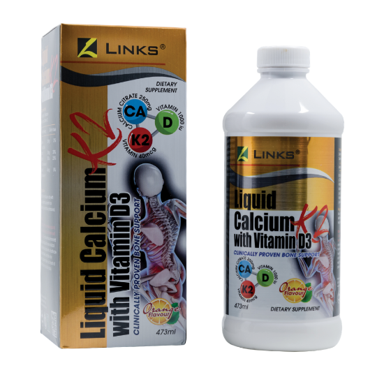 Picture of Links Liquid Calcium K2 with Vitamin D3