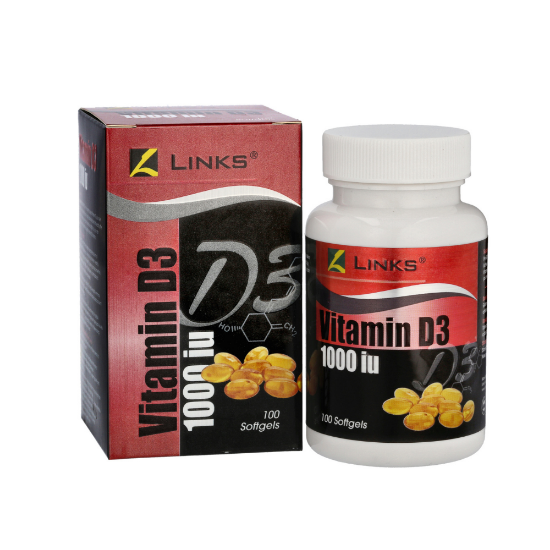 Picture of Links Vitamin D3 1000 IU 100s