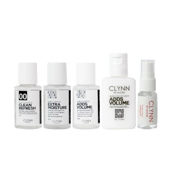 Picture of Clynn by Nature MY Travel Set - Shampoo, Conditioner and Mist 165ml