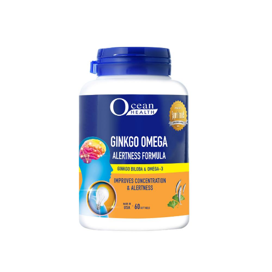 Picture of Ocean Health Ginkgo Omega Alert Formula Sgel 60s