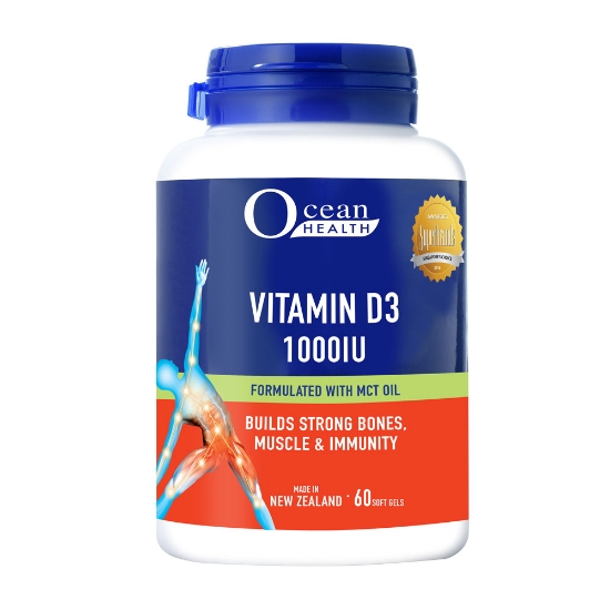 Picture of Ocean Health Vitamin D3 1000IU 60s