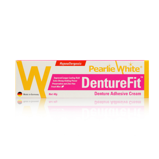 Picture of Pearlie White Denturefit Denture Adhesive Cream 40g