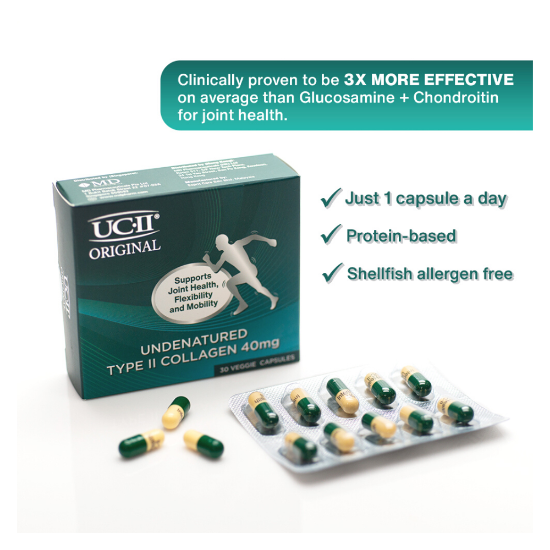 Picture of UC-II Original with Undenatured Type II Collagen 40mg Capsules 30s