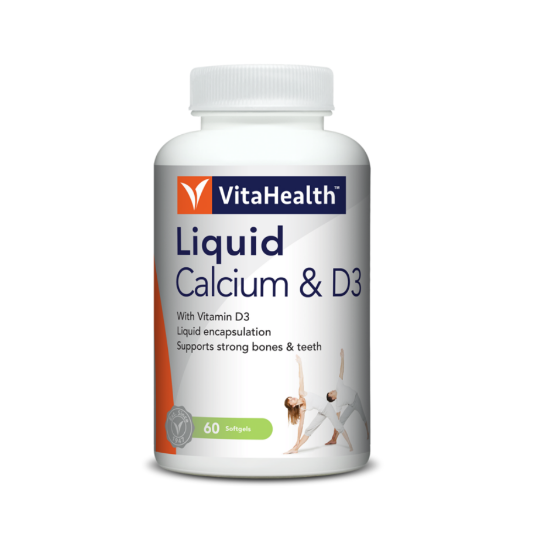 Picture of VitaHealth Liquid Calcium 1200 & Vitamin D3 60s