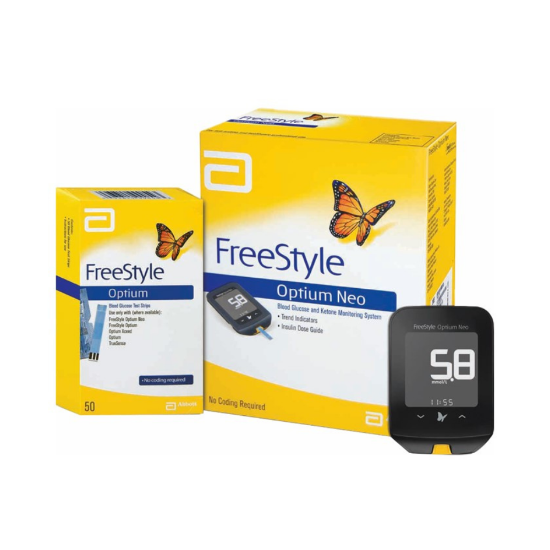 Picture of FreeStyle Optium Neo Meter + Blood Glucose Test Strips 50s