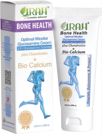 Picture of Urah Bone Health Optimal Micellar Glucosamine Cream + Chondroitin + Bio Calcium 50ml