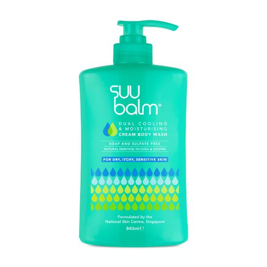 Picture of Suu Balm Body Wash Dual Cooling & Moisturising Cream 840ml