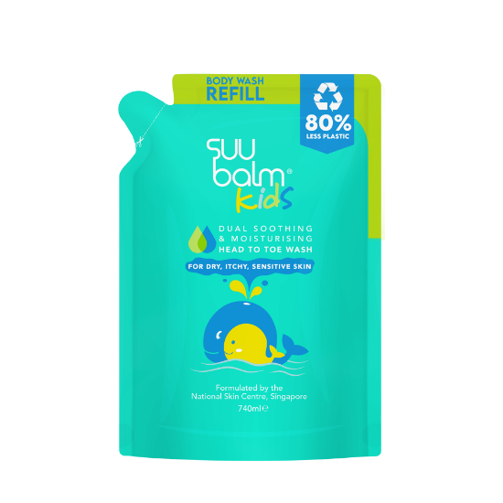 Picture of Suu Balm Kids Head to Toe Wash 740ml - Refill Pack