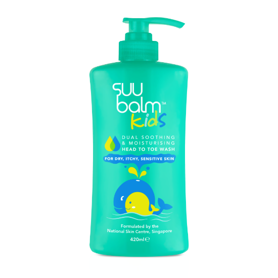 Picture of Suu Balm Kids Dual Soothing & Moisturising Head to Toe Wash 420ml