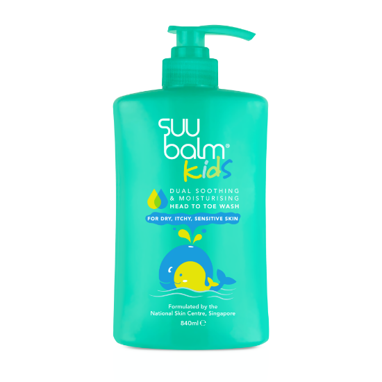 Picture of Suu Balm Kids Dual Soothing & Moisturising Head to Toe Wash 840ml