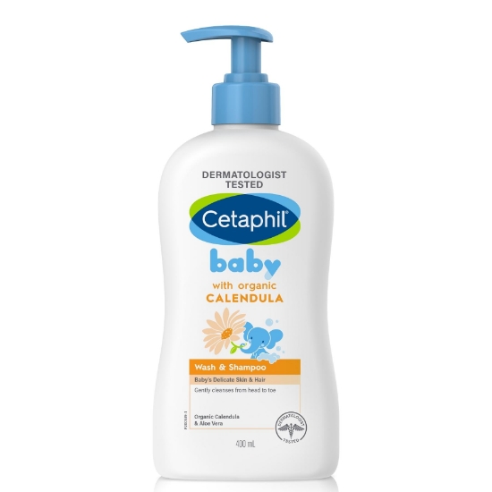 Picture of Cetaphil Baby Wash & Shampoo with Calendula 400ml