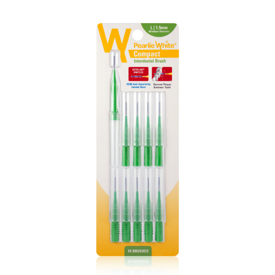 Picture of Pearlie White Interdental Brush 1.5mm (L) 10s 