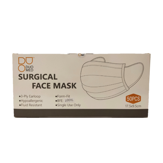 Picture of DuoMed Disposable Surgical Face Mask (BFE >99%) 50s