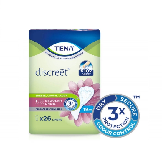 Picture of TENA Discreet Regular Liners 26s