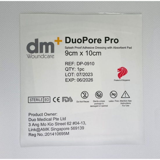 Picture of DuoMed DuoPore Pro 9cm x 10cm