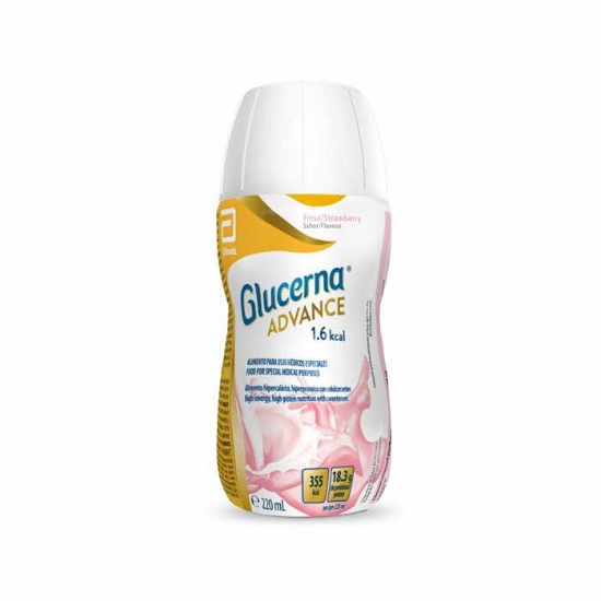 Picture of Glucerna Advance 1.6kcal with HMB Strawberry 220ml