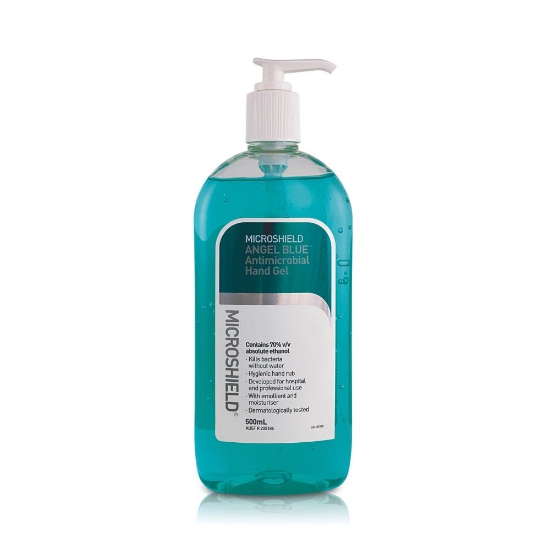 Picture of Microshield Angel Blue Antimicrobial Hand Gel 500ml