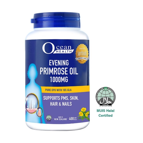 Picture of Ocean Health Evening Primrose Oil 1000mg 400s