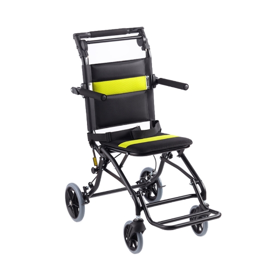 Picture of Yuwell Aluminium Lightweight Foldback Transport Chair YY-2000