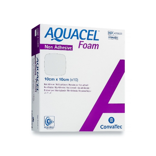 Picture of Convatec Aquacel Foam Non Adhesive 10x10cm (420633) 1s