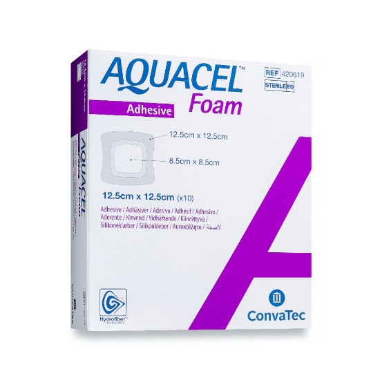 Picture of Convatec Aquacel Foam Adhesive 12.5x12.5cm (420619) 1s