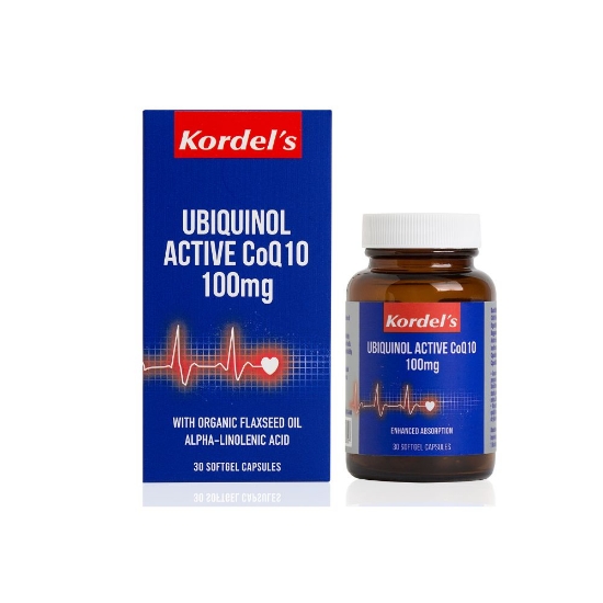 Picture of Kordel's Ubiquinol Active CoQ10 100mg 30s