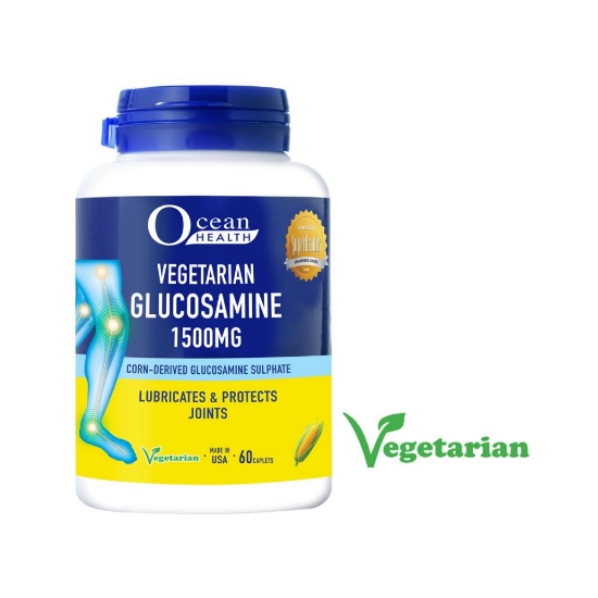 Picture of Ocean Health Vegetarian Glucosamine 1500mg Caplet 60s