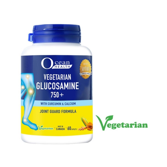 Picture of Ocean Health Vegetarian Glucosamine 750+ Caplet 60s