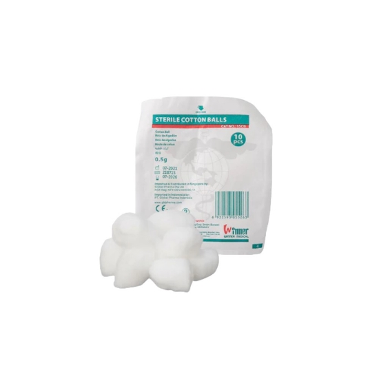 Picture of Winner Medical Sterile Cotton Ball 0.5g 10s