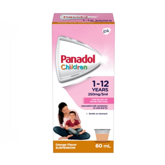 Picture of Panadol Children Orange Flavor Suspension 60ml