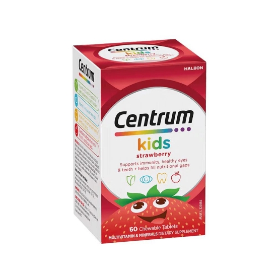 Picture of Centrum Kids Strawberry Chewable Tablets 60s