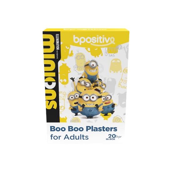 Picture of Bpositive Minions Boo Boo Plasters for Adults 20s