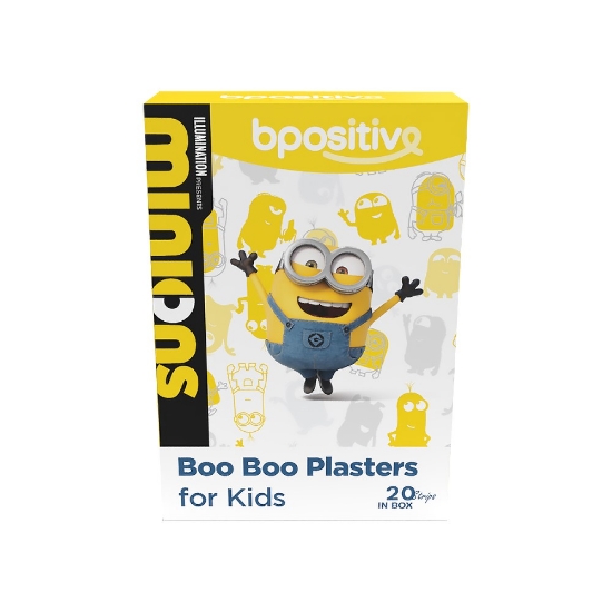 Picture of Bpositive Minions Boo Boo Plasters for Kids 20s