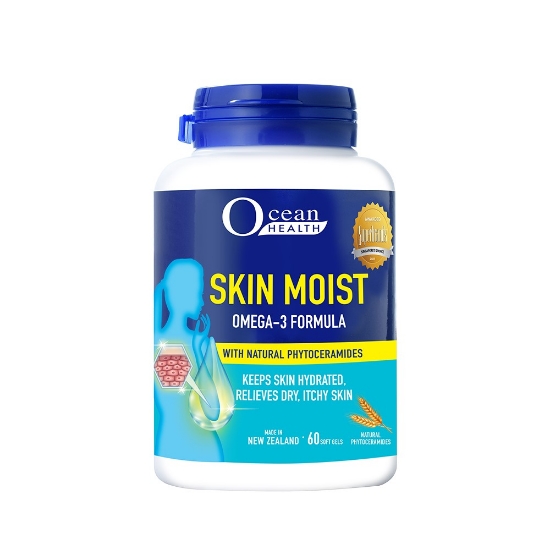 Picture of Ocean Health Skin Moist Omega-3 Formula 60s