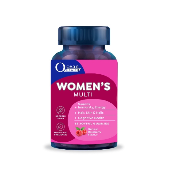 Picture of Ocean Health Women's Multi Gummy Natural Raspberry Flavour 45s