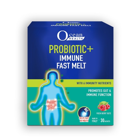 Picture of Ocean Health Probiotic+ Immune Fast Melt 30 sachets