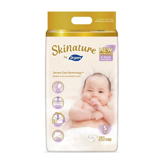 Picture of Skinature By Drypers Small 58s