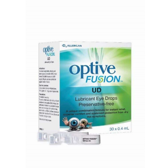 Picture of Optive Fusion UD Eye Drops 0.5% 0.4ml x 30s (with any purchase of Refresh / Optive Range)