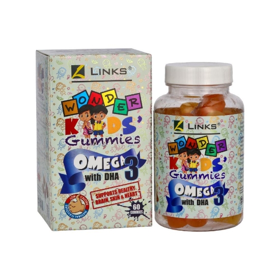 Picture of Links Wonder Kids Omega 3 Gummies 60s