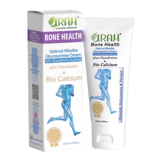 Picture of Urah Bone Health Optimal Micellar Glucosamine Cream + Chondroitin + Bio Calcium 50ml