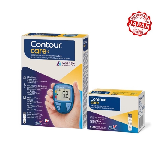 Picture of CONTOUR®CARE Meter + 50’s Test Strips