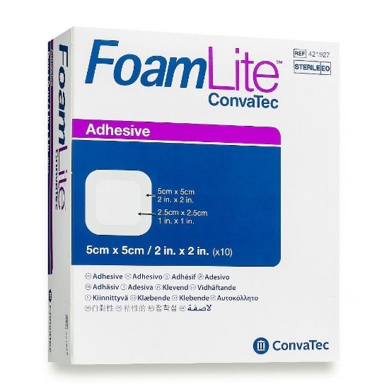 Picture of Convatec Foam Lite Adhesive 5x5cm (421927) 1s