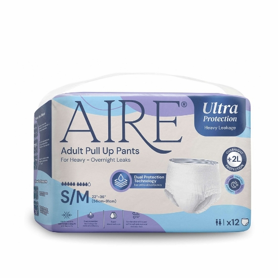 Picture of AIRE Adult Pull Up Pants Ultra S/M 12s