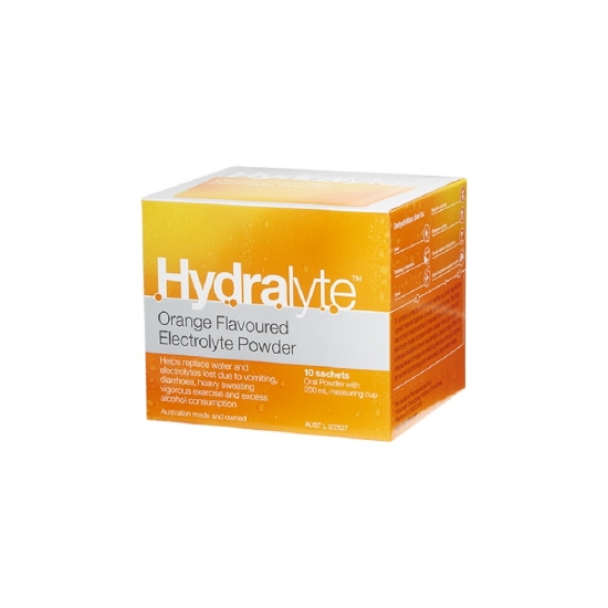 Picture of Hydralyte Electrolyte Powder 10s Orange