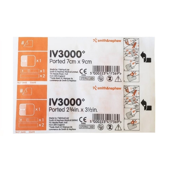 Picture of Smith & Nephew Opsite IV3000 1-Hand 7x9cm 1s